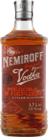 Настойка 0.7л 40% Украинская медовая с перцем Nemiroff бут