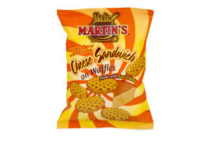 Martin's Cheese Sandwich On Waffles