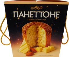 Кекс Панеттоне с белым шоколадом Цар хліб к/у 450г