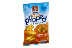 Quaker Gluten Free Popped Rice Crisps Caramel Corn