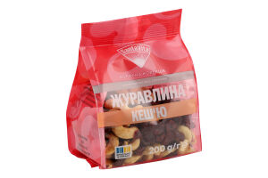 Ассорти фруктово-ореховое Клюква-кешью Santa Vita м/у 200г