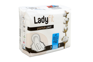 Прокладки гігієничні Ladyfit Cotton Night №3