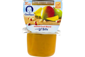 Gerber 3rd Foods Island Fruit Blend With Lil' Bits Crawler - 2 PK