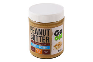 Паста арахисовая с измельченным арахисом Crunchy Go On Nutrition с/б 500г