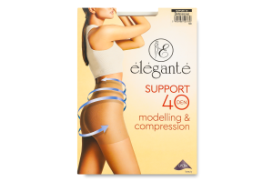 Колготки женские Elegante Support Modelling&Compression 40den 3 bronz