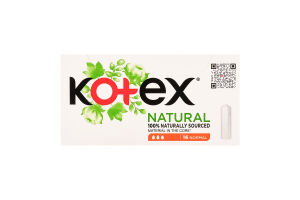 Тампони гігієнічні Нормал Natural Kotex 16шт