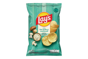 Чипси картопляні Білі гриби зі сметаною Lay's м/у 120г