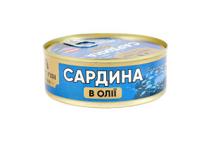Сардина в масле стерилизованная Craft Fish ж/б 240г