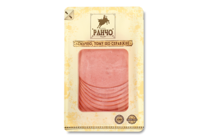 Колбаса Ранчо Докторская н/о в/с нарезка