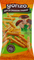 Соломка фрі зі смаком грибів Gonzo м/у 40г