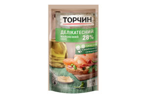 Соус майонезный 28% Деликатесный Торчин д/п 150г