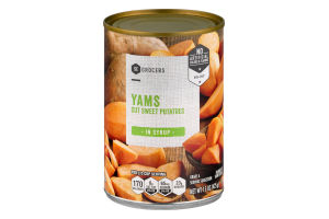 SE Grocers Yams Cut Sweet Potatoes In Syrup