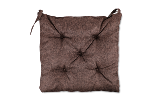 Подушка д/стільця шоколадна 38*38см Декоратор