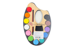 Фарби акварельні з пензликом 12кол 959023