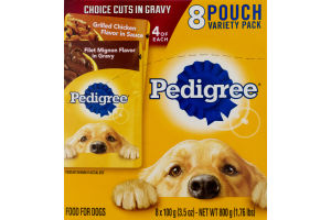 Pedigree Choice Cuts in Gravy Dog Food Variety Pack - 8 PK