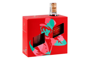 Набор Виски 0.7л 40% Red label + 1 стакан 300мл Johnnie Walker к/у 2шт