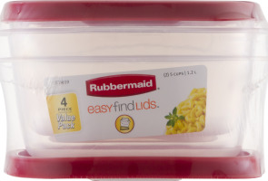 Rubbermaid Stores Neatly With Easy Find Lids Value Pack - 4 PK