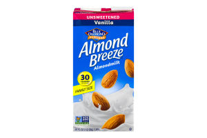 Blue Diamond Almonds Almond Breeze Almondmilk Unsweetened Vanilla