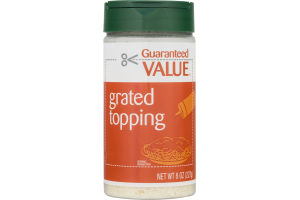 Guraranteed Value Grate Topping