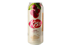 Сидр Kiss Cherry 4,5% 0,5л з/б