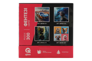 Пазли Коник Єдиноріг 300елементів Qbee