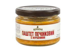 Паштет печеночный с клюквой стерилизованный Вербена с/б 200г