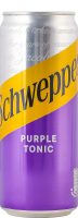 Напій безалкогольний сильногазований Purple Tonic Schweppes з/б 330мл