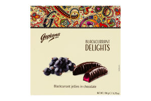 Мармелад жувальний зі смаком смородини в шоколаді Delights Goplana к/у 190г