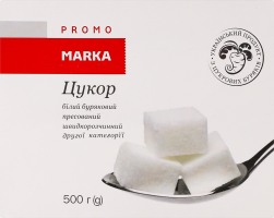 Сахар белый прессованный свекольный быстрорастворимый второй категории Marka Promo к/у 500г