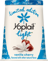 Yoplait Light Vanilla Cherry Fat Free Yogurt