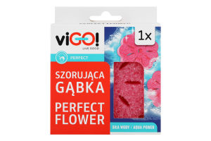 Губка viGO! Ідеальна квітка абразивна