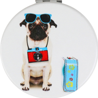 Дзеркало з песиком кругле в асортименті 986274