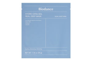 Маска для обличчя для відновлення шкіри гідрогелева з керамідами та льодовиковою водою Biodance 34г