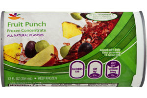 Ahold Frozen Concentrate Fruit Punch