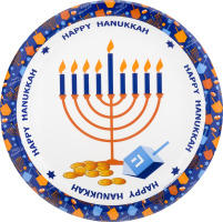 Smart Living Dinner Paper Plates Hanukkah - 8 CT