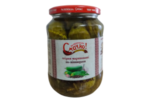 КОНС.ОГУРЦЫ МАРИНОВ.660ГР ПО-ВИННИЦКИ