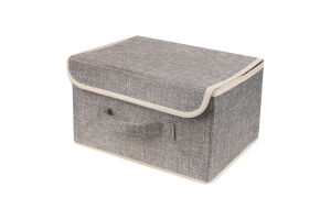 Ящик для зберігання MBM My Home Light gray TH-07S