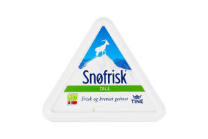 Сир Snofrisk м'який вершковий з кропом коз/мол 65%