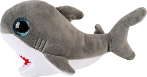 Іграшка м'яка 15см №37376 Сіра акула Finnegan Benie Babies 1шт