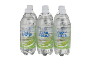 Ahold Clear Splash Sparkling Water Beverage White Grape - 6 CT
