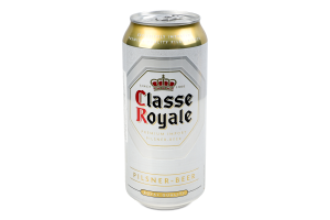Пиво Classe Royale Premium Lager світле з/б