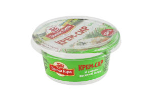 Крем-сыр 50% со вкусом весенней зелени Звени Гора ст 130г