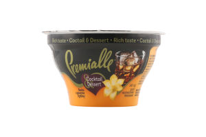 Десерт 9% кисломолочный с наполнителем Ваниль с ароматом бурбона Соcktail&Dessert Premialle ст 140г