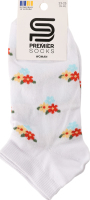 Шкарпетки жіночі Квіти занижені р.23-25 Premier Socks