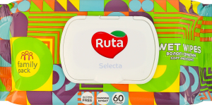 Салфетки влажные Selecta Ruta 60шт