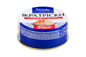 Икра трески с копченым лососем пастеризованная Pate Veladis с/б 100г