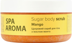 Скраб д/тіла цукровий Spa&Aroma з маслом манго 250мл Bioton