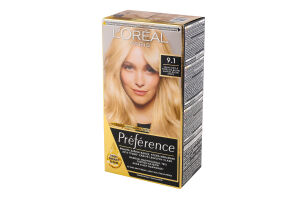 Фарба для волосся Preference №9.1 L'Oreal Paris 1шт