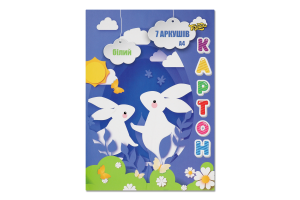 Набір картону білого А4 7ар.Тетрада