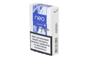 Изделие табакосодержащее для электрического нагревания с фильтром Neo Demi Royale boost 20шт